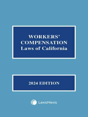 cover image of Workers' Compensation Laws of California